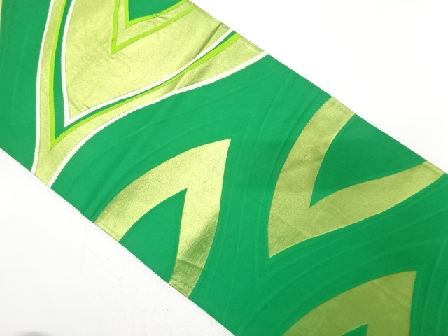 JAPANESE KIMONO / ANTIQUE FUKURO OBI / SILK / WOVEN STREAM